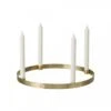 Ferm LIVING Bougeoir Circulaire Laiton Candle Holder -Décoration D'intérieur bougeoir circulaire laiton candle holder