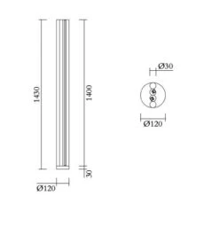 Lampadaire Parallel Tubes - Concept Colour A -Décoration D'intérieur lampadaire parallel tubes concept colour a 3