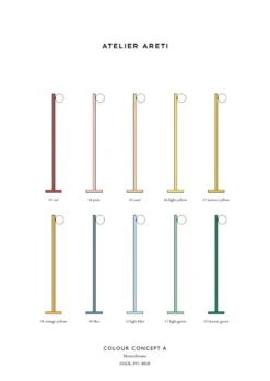 Lampadaire - Tube With Globes And Cones - Concept Colour A 8 Lampadaire - Tube With Globes And Cones - Concept Colour A -Décoration D'intérieur lampadaire tube with globes and cones concept colour a 2