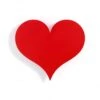 Vitra Relief Mural En Forme De Petit Coeur Rouge / Metal Wall Relief Little Heart