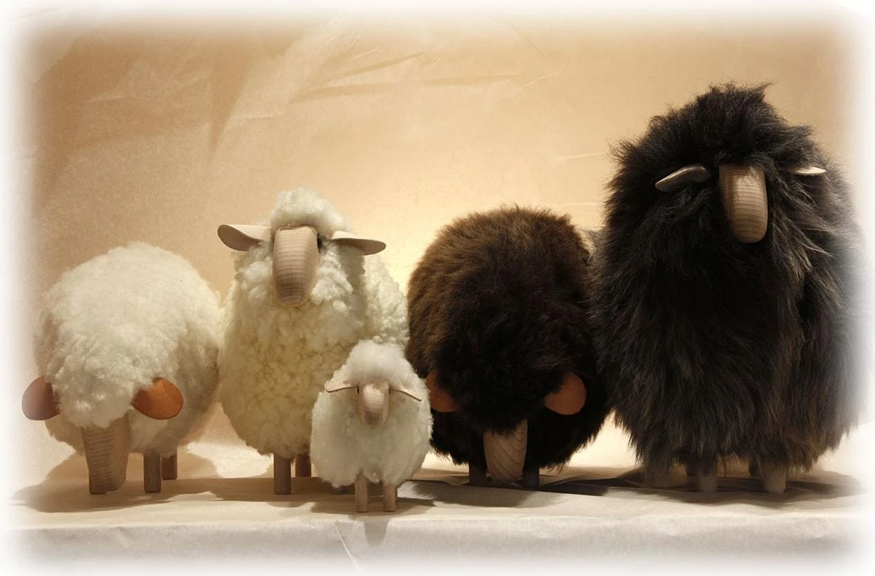 Sheep Mouton 20cm - Tête Droite 4 Sheep Mouton 20cm - Tête Droite – Image 2